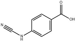 4-CYANAMINOBENZOIC ACID Struktur