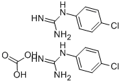 4-CHLOROPHENYLGUANIDINE CARBONATE Struktur