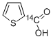 2-THIOPHENECARBOXYLIC ACID, [CARBOXYL-14C] Struktur