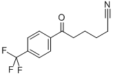 6-OXO-6-(4-TRIFLUOROMETHYLPHENYL)HEXANENITRILE Struktur