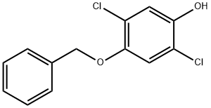 4-benzyloxy-2,5-dichlorophenol  Struktur