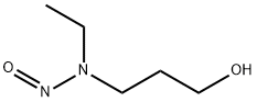 N-ethyl-N-(3-hydroxypropyl)nitrosamine Struktur