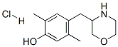 4-(3-morpholinylmethyl)-2,5-xylenol hydrochloride Struktur