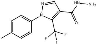 1-p-Tolyl-5-trifluoromethyl-1H-pyrazole-4-carboxylicacidhydrazide Struktur