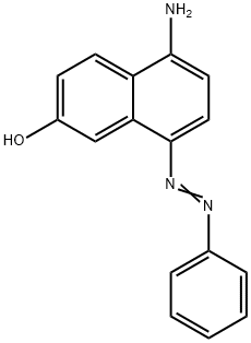 5-amino-8-(phenylazo)naphthol  Struktur