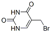 2,4(1H,3H)-Pyrimidinedione, 5-(bromomethyl)-, labeled with tritium (9CI) Struktur