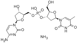 THYMIDYLYL-3-5-2-DEOXYCYTIDINE AMMONIUM Struktur