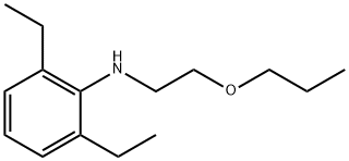 2,6-Diethyl-N-(2-propoxyethyl)aniline Structure