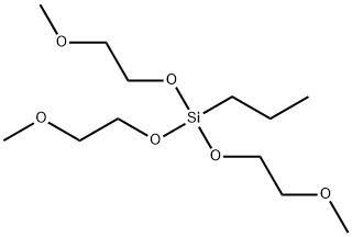 6-(2-methoxyethoxy)-6-propyl-2,5,7,10-tetraoxa-6-silaundecane Struktur