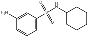 3-AMINO-N-CYCLOHEXYLBENZENESULFONAMIDE Struktur