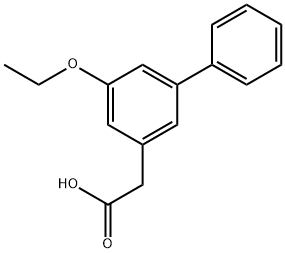 5-Ethoxy-3-biphenylacetic acid Struktur