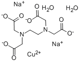 EDTA DISODIUM CUPRIC SALT Struktur