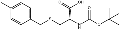 BOC-D-CYS(MBZL)-OH Struktur