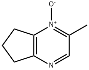 5H-Cyclopentapyrazine,6,7-dihydro-2-methyl-,1-oxide(9CI) Struktur