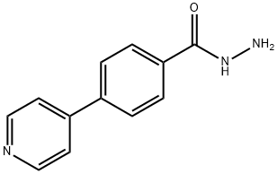 Benzoic acid, 4-(4-pyridinyl)-, hydrazide (9CI) Struktur