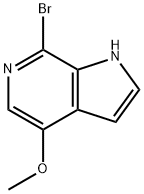 1H-Pyrrolo[2,3-c]pyridine, 7-broMo-4-Methoxy- Struktur