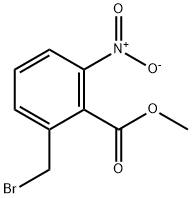 METHYL 2-BROMOMETHYL-6-NITRO-BENZOATE Struktur