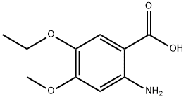 2-AMINO-5-ETHOXY-4-METHOXYBENZOIC ACID Struktur