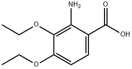 2-AMINO-3,4-DIETHOXYBENZOIC ACID Struktur