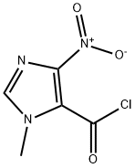 1H-Imidazole-5-carbonylchloride,1-methyl-4-nitro-(9CI) Struktur