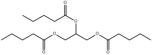 GLYCEROL TRIVALERATE Struktur