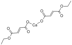 FUMARIC ACID MONOETHYL ESTER, CALCIUM SALT Struktur