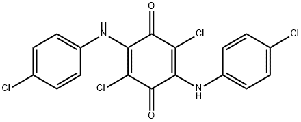 2,5-di(4-chloroanilino)-3,6-dichloroquinone Struktur