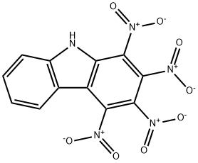 1,2,3,4-tetranitrocarbazole Struktur