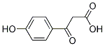 3-(4-hydroxyphenyl)-3-oxopropanoic acid Struktur