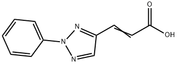 (2E)-3-(2-PHENYL-2H-1,2,3-TRIAZOL-4-YL)ACRYLIC ACID Struktur