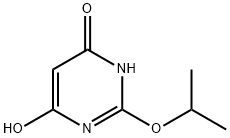 4(1H)-Pyrimidinone, 6-hydroxy-2-(1-methylethoxy)- (9CI) Struktur