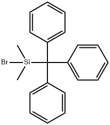 TRITYLDIMETHYLBROMOSILANE Struktur