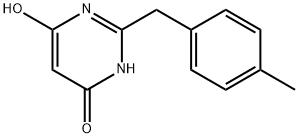 4(1H)-Pyrimidinone, 6-hydroxy-2-[(4-methylphenyl)methyl]- (9CI) Struktur