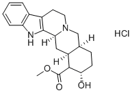 RAUWOLSCINE HYDROCHLORIDE Structure