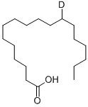 OCTADECANOIC-12-D1 ACID Struktur