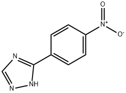 3-(4-nitrophenyl)-1H-1,2,4-triazole Struktur