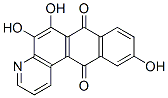 5,6,10-Trihydroxynaphtho[2,3-f]quinoline-7,12-dione Struktur