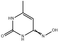 2,4(1H,3H)-Pyrimidinedione, 6-methyl-, 4-oxime (9CI) Struktur