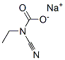 sodium ethyl cyanocarbamate  Struktur