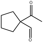 Cyclopentanecarboxaldehyde, 1-acetyl- (9CI) Struktur