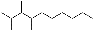 2,3,4-Trimethyldecane Struktur