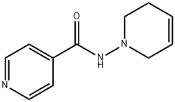 N-(4-pyridylcarbonylamino)-1,2,3,6-tetrahydropyridine Struktur