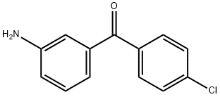 3-Amino-4'-chlorobenzophenone Struktur