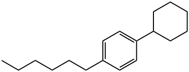 1-cyclohexyl-4-hexylbenzene Struktur