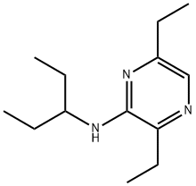 Pyrazinamine, 3,6-diethyl-N-(1-ethylpropyl)- (9CI) Struktur