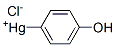 4-Hydroxyphenylmercuric chloride Struktur