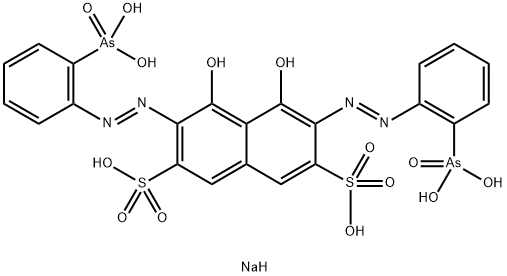 ARSENAZO III DISODIUM SALT Struktur