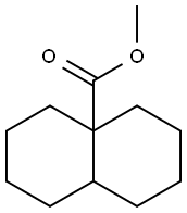 Decahydronaphthalene-4a-carboxylic acid methyl ester Struktur