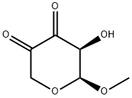 2H-Pyran-3,4-dione, dihydro-5-hydroxy-6-methoxy-, (5S,6S)- (9CI) Struktur