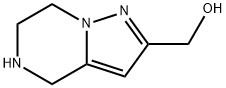 (4,5,6,7-TETRAHYDROPYRAZOLO[1,5-A]PYRAZIN-2-YL)METHANOL Struktur